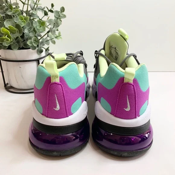 Nike Girls' Big Air Max 270 React Casual Sneakers Shoes 7Y BQ0103-007 - Picture 11 of 12